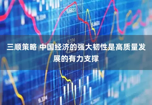 三顺策略 中国经济的强大韧性是高质量发展的有力支撑